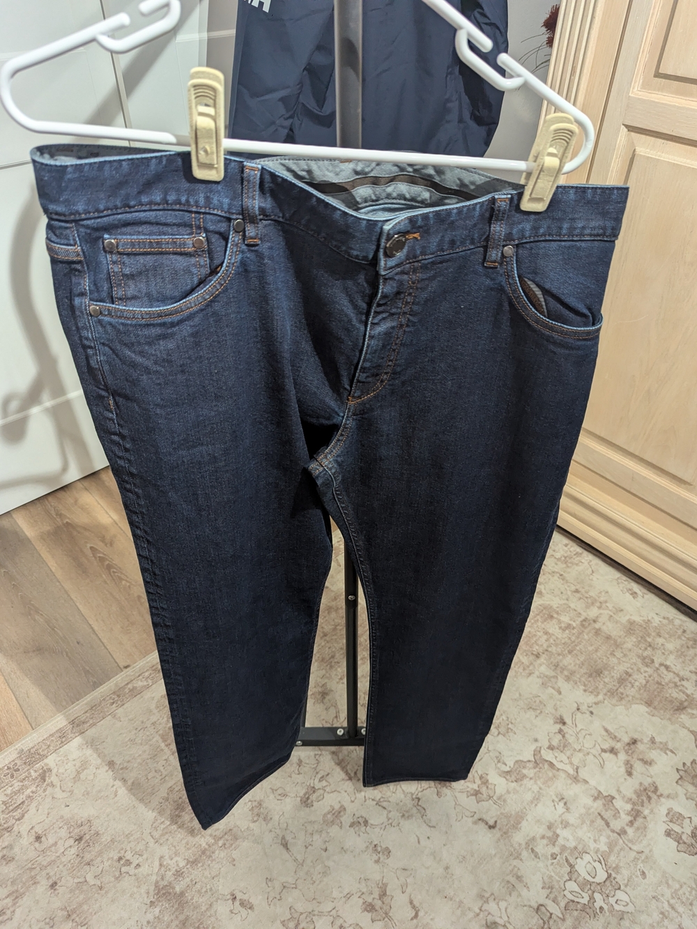 Ermenegildo Zegna Dark Blue Relaxed Fit Jeans